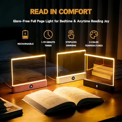 Flat Rechargeable Night Reading Light
