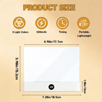 Flat Rechargeable Night Reading Light